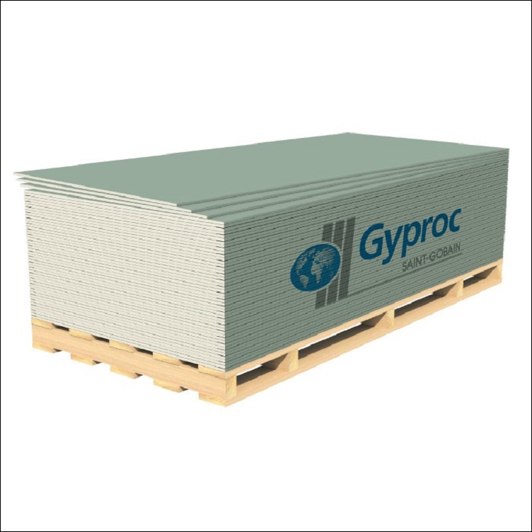 Гипсокартонный лист Gyproc влагостойкий 2000х1200х12,5 мм (88544)