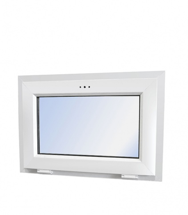 Окно ПВХ однокамерное 1000х600 мм откидная фрамуга