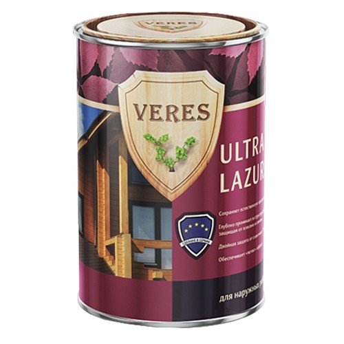 Пропитка для древесины Veres Ultra Lazura № 4 Орех 2,7 л