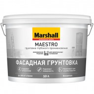 Грунтовка для фасадных работ Marshall Maestro глубокого проникновения 10 л