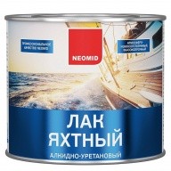 Лак яхтный алкидно-уретановый Neomid полуматовый 2,5 л