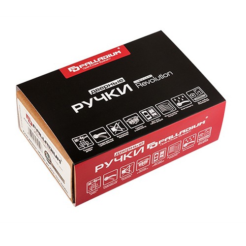 Ручка дверная Palladium Revolution Agata SG/GP