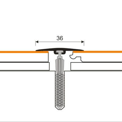 Порожек ПВХ Myck D-P0100-3E Дуб 1000х36 мм