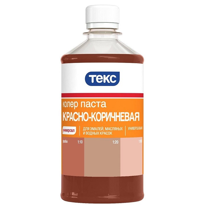 Колер-паста Текс Универсал №10 кофейная 0,1 л