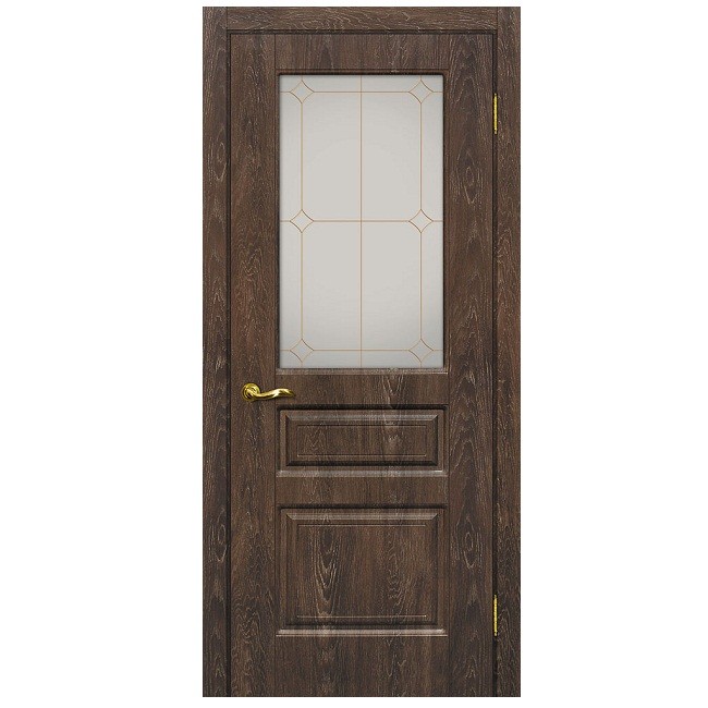 Дверь межкомнатная Мариам Версаль-2 ПВХ Дуб шале корица глухое 2000х700 мм