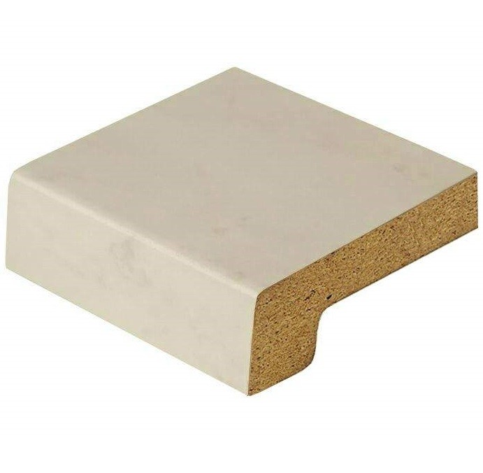 Подоконник Werzalit Мрамор Bianco матовый 300 мм резка