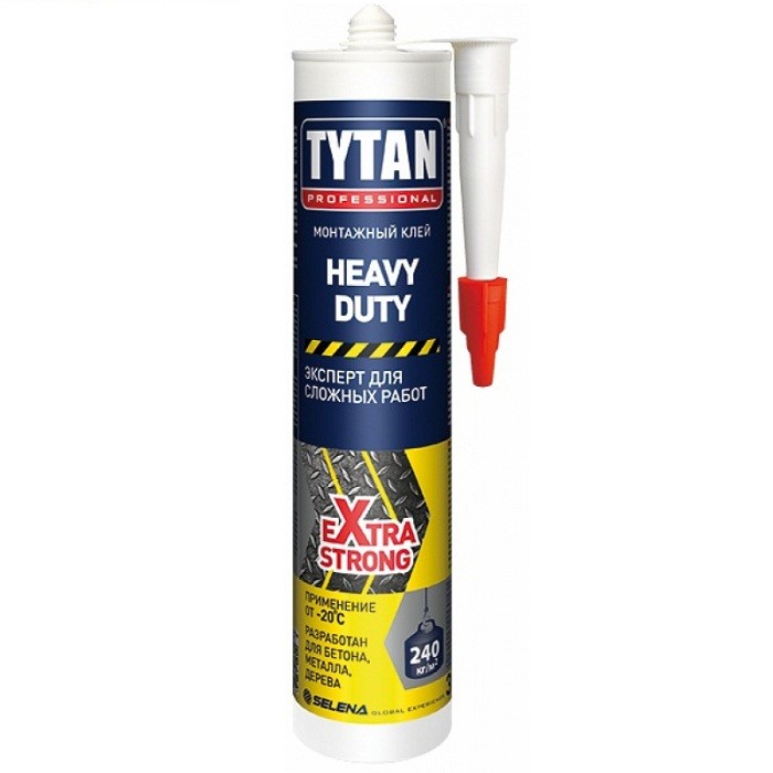Клей монтажный Tytan Professional Heavy Duty для сложных работ бежевый 310 мл
