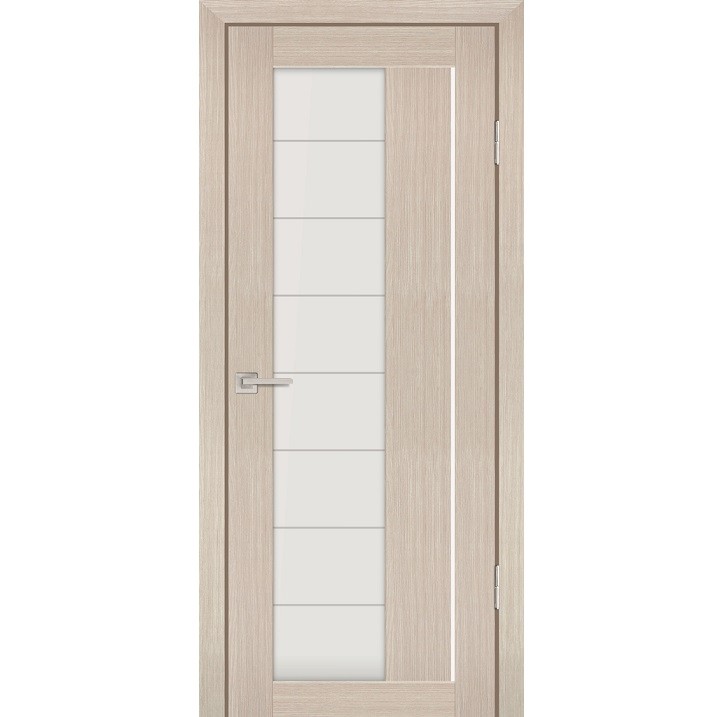 Дверь межкомнатная Profilo Porte PS-41 экошпон Грей мелинга стекло белый сатинат 2000х700 мм