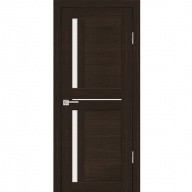 Дверь межкомнатная Profilo Porte PS-19 экошпон Венге мелинга стекло белый сатинат 2000х600 мм