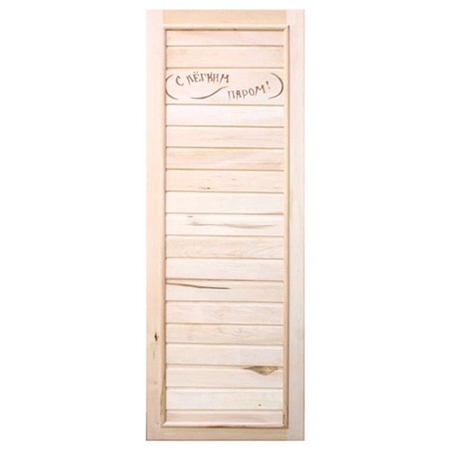 Дверь для бани Doorwood DW00007 вагонка эконом 750х1850 мм