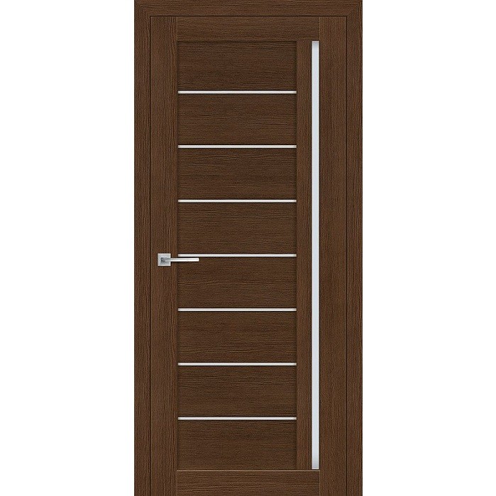 Дверь межкомнатная Мариам Техно 641-3D экошпон Орех ночавелла стекло белый сатинат 2000х800 мм