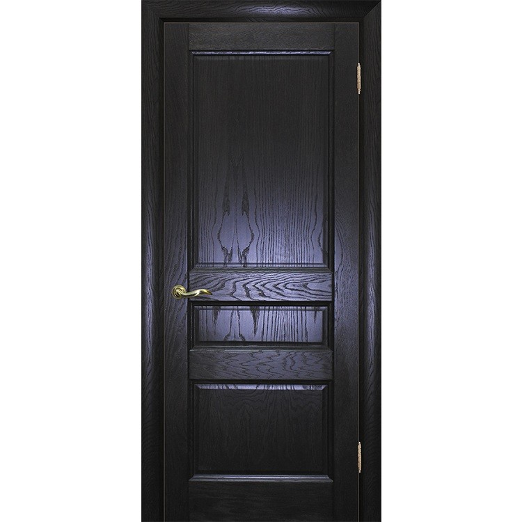 Дверь межкомнатная Текона Вайт 02 шпон Дуб патинированный глухое 2000х900 мм