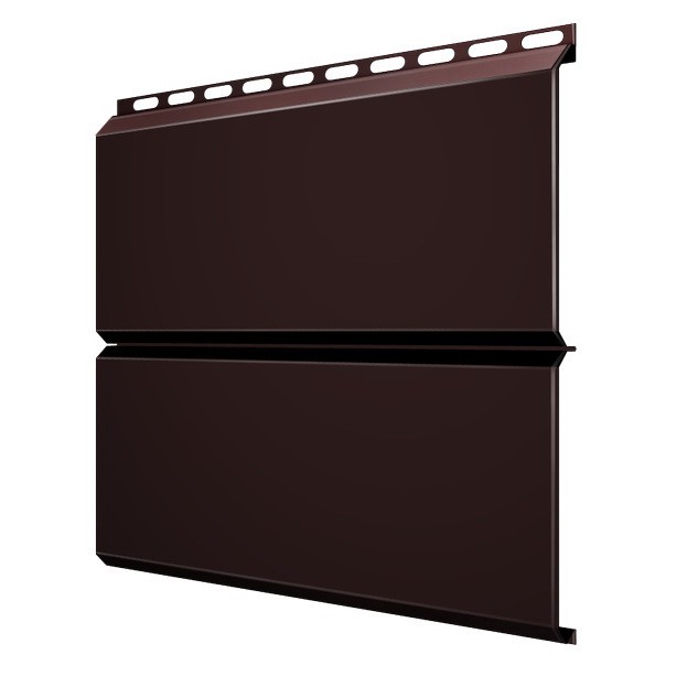 Сайдинг Grand Line Экобрус Velur20 Ral 8017 резка