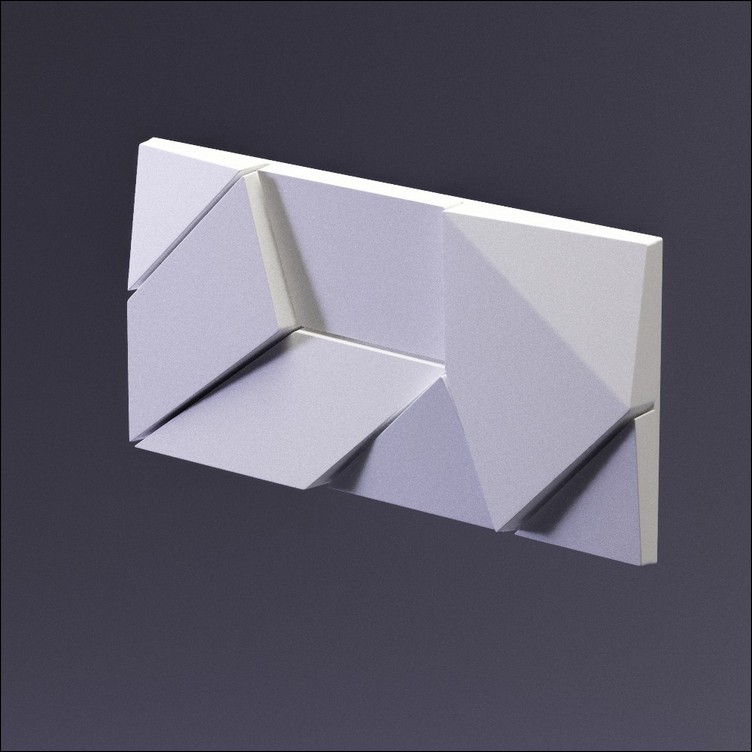 Гипсовая 3D панель Artpole Elementary Origami