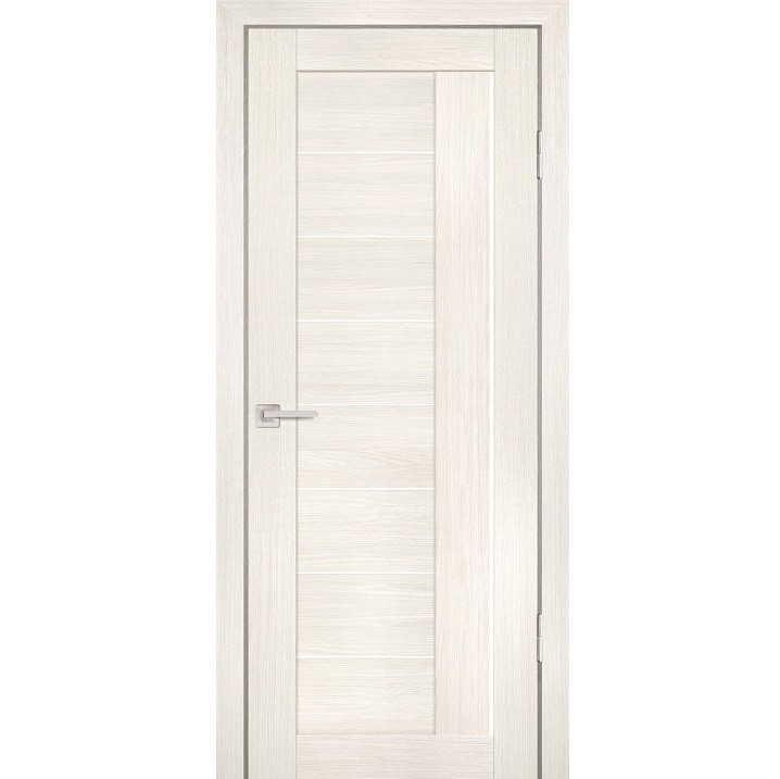 Дверь межкомнатная Profilo Porte PS-17 экошпон Эшвайт мелинга стекло белый сатинат 1900х600 мм