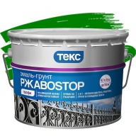 Эмаль-грунт Текс РжавоStop зеленая 10 кг