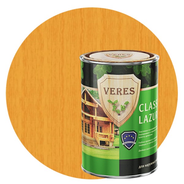 Пропитка для древесины Veres Classic Lazura № 1 бесцветная 0,9 л
