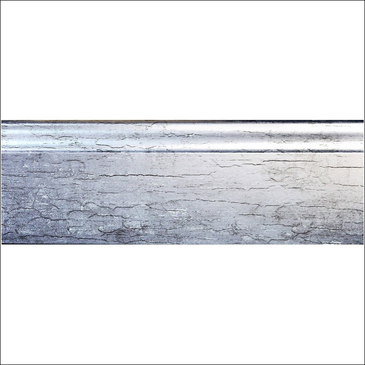 Плинтус МДФ металлизированный Smartprofile Color (82 мм) Серебро