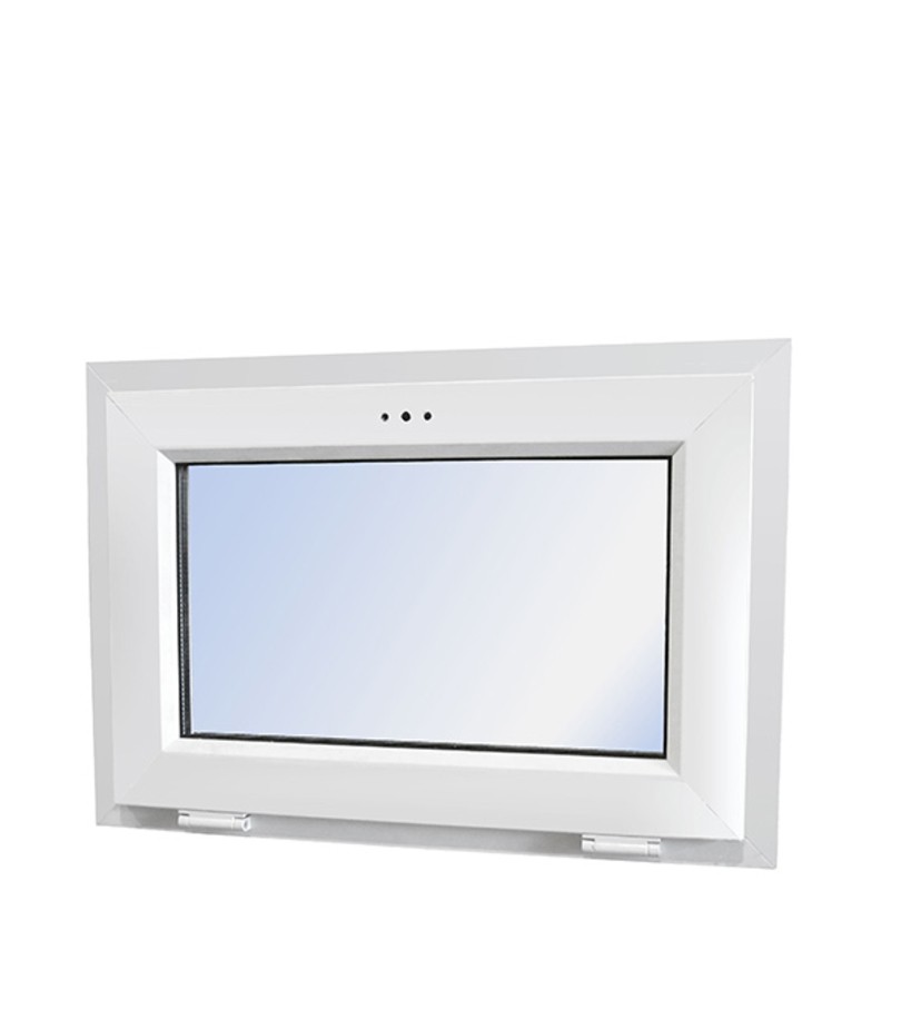 Окно ПВХ однокамерное 800х600 мм откидная фрамуга