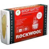 Базальтовая вата Rockwool Флор Баттс 1000х600х25 мм 8 плит в упаковке