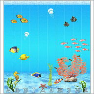 Стеновая 3D панель ПВХ "Коралловый риф"