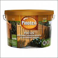 Древозащитное средство для защиты заборов Pinotex FOCUS (зеленый лес)