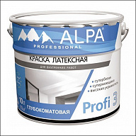 Краска для влажных помещений ALPA Profi 3 (Белый)