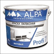 Краска для влажных помещений ALPA Profi 7 (Белый)