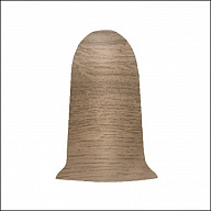 Угол внешний для плинтуса ПВХ T-Plast (86 мм) Дуб темно серый