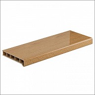 Подоконник ПВХ Moeller LD-S 30 350х6000 мм (светлый дуб глянцевый)