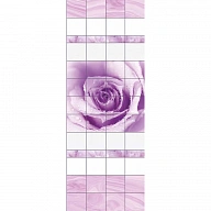 Стеновая панель ПВХ 3D "Вербена Роза" 2700х250 мм