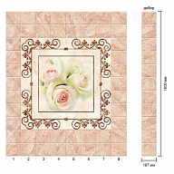 Ламинат SPC Novita 3D Чайная роза 8 панелей