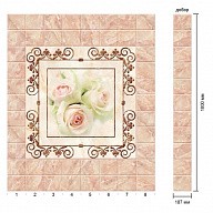 Ламинат SPC Novita 3D Чайная роза 8 панелей