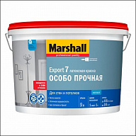 Краска латексная для стен и потолка Marshall EXPORT-7 BW (Прозрачный)