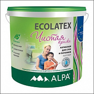 Краска для внутренних работ ALPA Ecolatex (Белый)