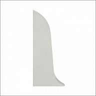 Заглушка левая для плинтуса ПВХ T-Plast (58 мм) Белый