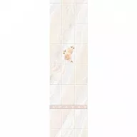 Стеновая панель ПВХ 3D "Северная роза" 2700х250 мм фон