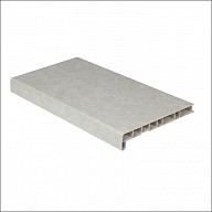 Подоконник ПВХ Витраж 40 300х6000 мм (светлый мрамор)