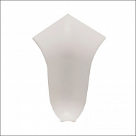 Угол внутренний для плинтуса ПВХ T-Plast (58 мм) Белый