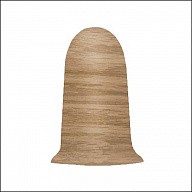 Угол внешний для плинтуса ПВХ T-Plast (86 мм) Королевский белый дуб