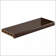 Подоконник ПВХ Moeller LD-S 30 200х6000 мм (венге глянцевый)