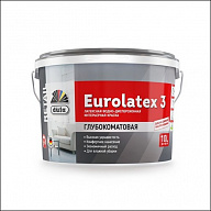 Краска в/д для интерьера DUFA RETAIL EUROLATEX 3 глубокоматовая (Белый)