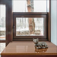 Подоконник ПВХ Moeller LD-S 30 250х6000 мм (золотой дуб глянцевый)