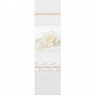 Стеновая панель ПВХ 3D "Элеганс" 2700х250 мм рисунок Цветок