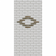 Стеновая панель МДФ Акватон 3D с тиснением и цифровой печатью Кирпич "Премиум" КП-3  2440х1220 мм