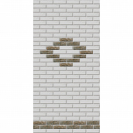 Стеновая панель МДФ Акватон 3D с тиснением и цифровой печатью Кирпич "Премиум" КП-2  2440х1220 мм