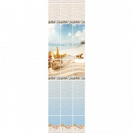 Стеновая панель ПВХ 3D "Песчаный пляж" 2700х250 мм рисунок