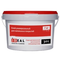 Клей Ideal 301 для бытовых ПВХ-покрытий 7 кг