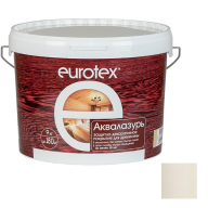 Лак-антисептик акриловый Eurotex Аквалазурь белый 9 кг