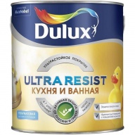 Краска Dulux Ultra Resist для кухни и ванной BW полуматовая 1 л